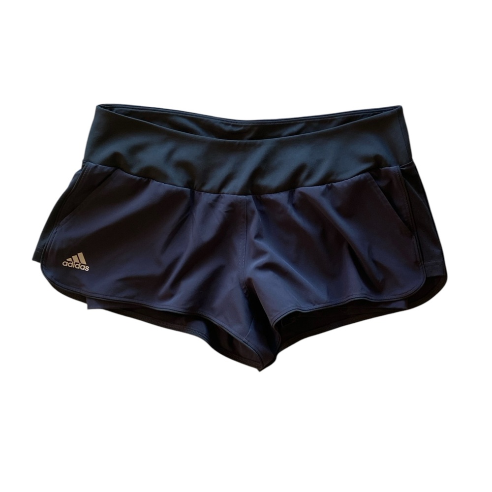 adidas Navy Blue Tennis Golf Pickle Ball Shorts Size L Pockets
